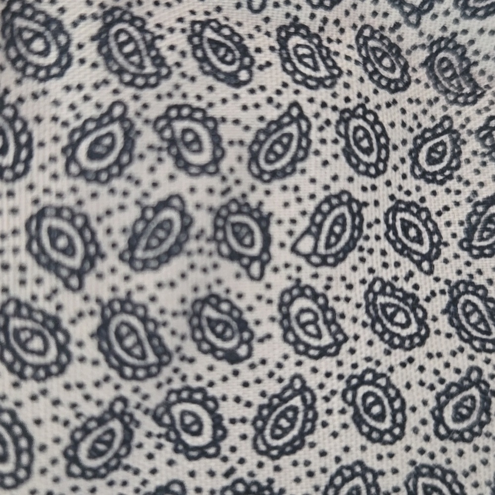 Michael Brandon Blue Print Short Sleeve Shirt - Picture 8 of 10